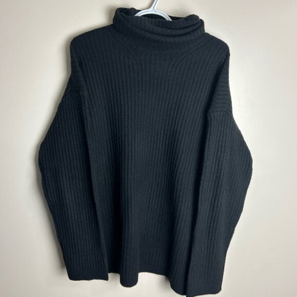 Oak + Fort Oversized Ribbed Turtleneck Sweater - Picture 2 of 6